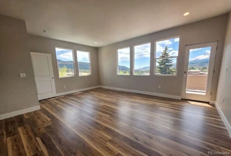 Primary bedroom with a view