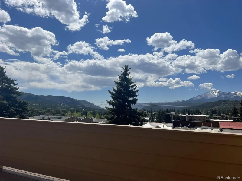 View from top floor deck