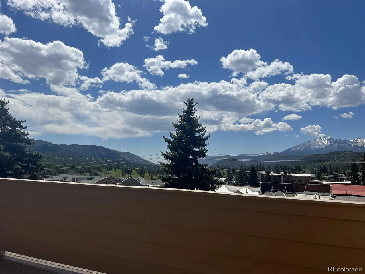 View from top floor deck